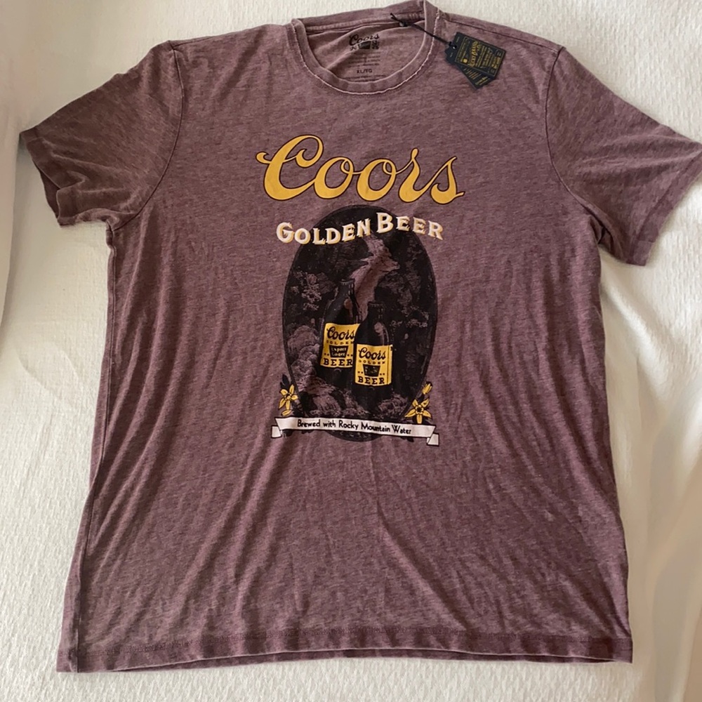 New with Tags XL Men’s Coors Brewing Co T-shirt